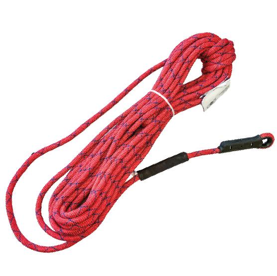 Cuerda de 13mm de diámetro, en poliéster, con ojal preformado