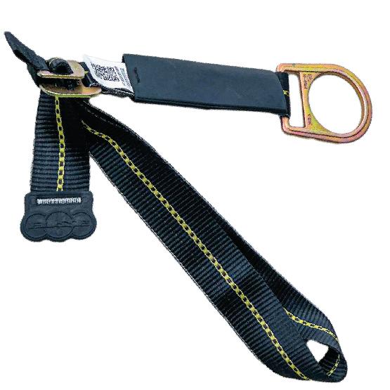 Conector de anclaje tipo "TIE OFF o Collarín", de longitud entre 0,5m a 2m ajustable